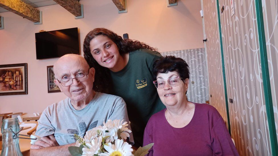 Amiram and Nurit Cooper, pictured with their granddaughter, Gali